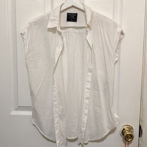 Abercrombie & fitch Tie front button-up shirt